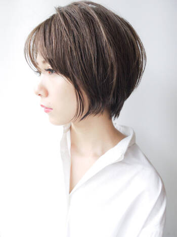 刈り上げボブでおしゃれマニッシュ女子に クールな個性を発揮しよ Hair